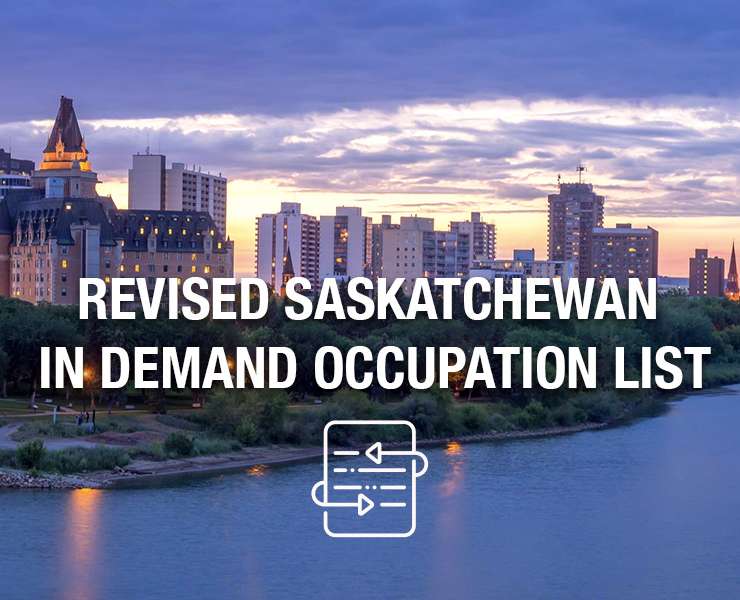 Revised Saskatchewan In Demand Occupation List in April 2019 attracts candidates with explicit work experience