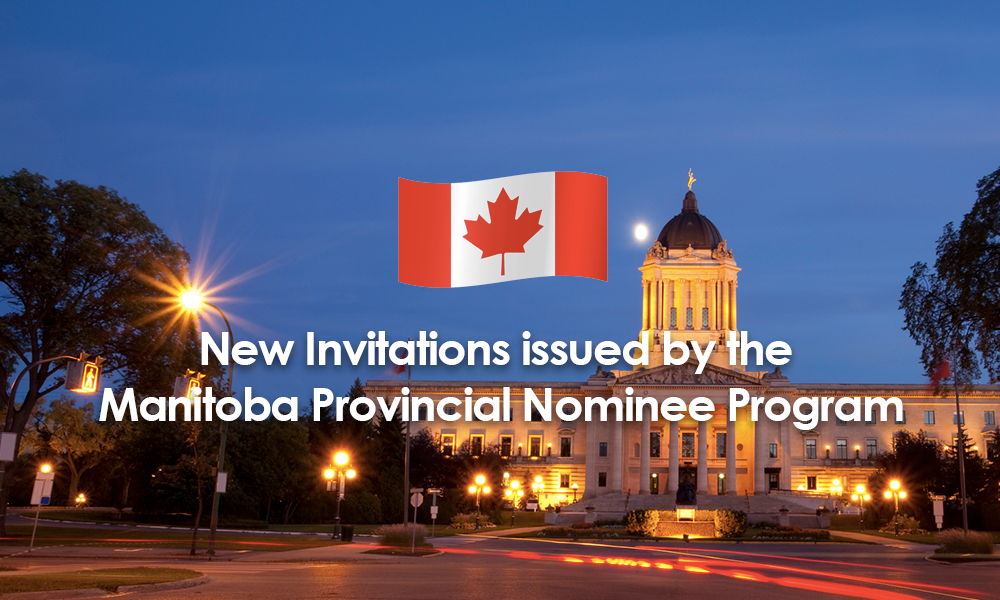 New invitations have been issued by Manitoba to immigration candidates in three MPNP streams